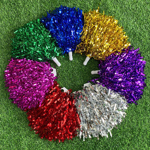 <span class=keywords><strong>Pompones</strong></span> de Animadoras Económicos de 20g, Varios Colores, Divertidos y Animados, de Plástico, con Asa, para Fiestas - Product Image 5