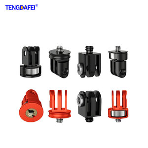 Cơ sở phát hành nhanh kim loại 1/4 với Ba khe cắm thẻ & cơ sở Bộ chuyển đổi chuyển đổi mini cho camera hành động <span class=keywords><strong>GoPro</strong></span> hero13 Xiaoyi - Product Image 1