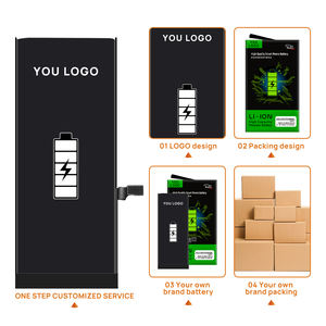 TLIDA-Batería negra para teléfono móvil, accesorio para 4, 5, 5, 6, 6S, 7, 8 Plus, X, XR, XS, 12, PRO, MAX, SE2, fabricante verificado - Product Image 4