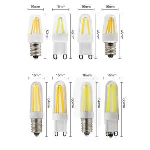 G9 <span class=keywords><strong>E14</strong></span> gradation lumière source 110V 220V <span class=keywords><strong>6W</strong></span> cristal filament D'ÉPI A MENÉ LA lampe d'ampoule de maïs - Product Image 5