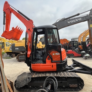 Alta demanda modelo Kx155 excavadora 6 toneladas Miniexcavadora de segunda mano a la venta a bajo precio - Product Image 5