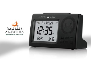 Azan Clock Digital Azan Clock L Timepiecewith Multi Athan Sound Fecha Semana Temperatura Oración Tiempos - Product Image 6