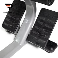 PILOT SPORTS Chaise romaine commerciale Banc d'extension arrière Chaise d'haltère de gymnastique à domicile Machine d'entraînement de taille de sécurité réglable