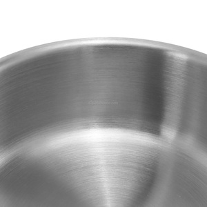 Stainless Steel Soup <b>Pot</b> With Lid Double Handle Dishwasher Safe <b>Induction</b> Compatible Minimalist Design Commercial Kitchenware - Product Image 2