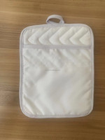 Maniques de cuisine imprimées sur mesure en Polyester blanc résistant à la chaleur avec poche et gant de cuisine pour impression par sublimation