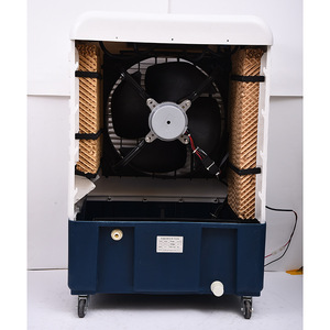 Ventilateur de refroidissement évaporatif industriel <span class=keywords><strong>mobile</strong></span> avec alimentation AC/DC, <span class=keywords><strong>climatiseur</strong></span> portable - Product Image 4