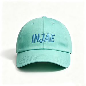 Casquette de baseball vert menthe à 6 panneaux, chapeau brodé INJAE, réglable, léger, respirant, chapeau de soleil pour le golf, la randonnée, la course à pied - Product Image 1