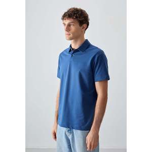 Polo en piqué de coton Parliament pour homme, manches courtes, coupe oversize, col texturé, t-shirt basique 88381 - Product Image 2