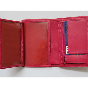 Women's for Leather <b>Wallet</b> with Lined Leather Interior 4 Card Slots & 1 <b>Coin</b> Pocket - Product Image 1