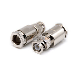 قابس <span class=keywords><strong>BNC</strong></span> قابل للتركيب في الموقع، نوع المشبك، لا يتطلب أدوات |   محول محوري تردد راديوي 50 أوم |   طرف توصيل لحامي لكابلات RG6 و RG58 - Product Image 5