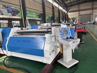Machine à cintrer les tôles CNC à quatre rouleaux hydrauliques SRM pour acier inoxydable et aluminium, état neuf, motorisée