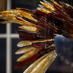 Tùy Chỉnh Lớn Pha Lê Đại Bàng Đèn Chùm Trang Trí Cho Sảnh Khách Sạn Phi Tiêu Chuẩn Bộ Phận Bán Hàng Bàn Cát Mặt Dây Chuyền Đèn - Product Image 6