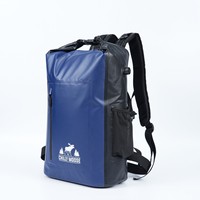 Sac isotherme imperméable en PVC avec poche, à fermeture roulée, portable pour la navigation, la pêche, le kayak, la randonnée, l'escalade, les excursions et la plage