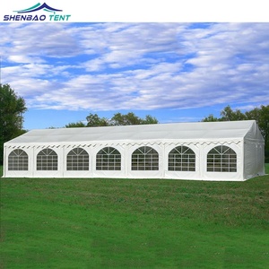 Tende per Matrimoni in PVC Bianco per 100 Persone <span class=keywords><strong>con</strong></span> Rivestimenti Plissettati - Product Image 2