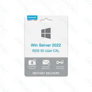 Win Server 2022 RDS 50 utente CAL Win Server 2022 Desktop remoto servizi chiave attivazione Online invio tramite Chat
