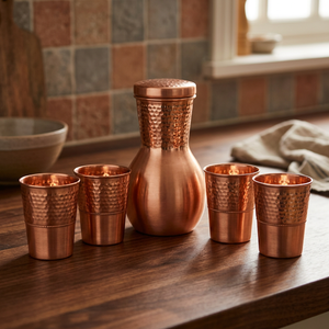 Polish Copper Pot For Drinking BPA Free Dishwasher Safe Eco Friendly Copper Champagne Beer Tumbler Pot Hot Sale Price - Product Image 1