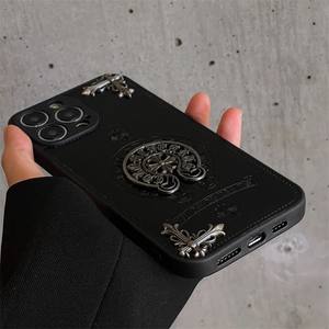 <span class=keywords><strong>Coque</strong></span> de téléphone portable en PU pour <span class=keywords><strong>iPhone</strong></span> 17 Air, design croisé chromé tendance DIY, étui pour <span class=keywords><strong>iPhone</strong></span> 15 Pro Max, <span class=keywords><strong>coque</strong></span> cœur pour <span class=keywords><strong>iPhone</strong></span> 16 Plus, accessoires électroniques - Product Image 6