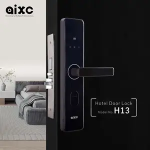 Serrures intelligentes AIXC serrure d'hôtel pour chambre serrures à carte rfid et système de gestion des clés