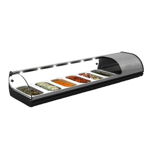 Arriart Venta al por mayor Comercial Frío Arrancadores Sushi Vitrina Gabinete <span class=keywords><strong>Tapas</strong></span> Exhibición Refrigerador Vitrina - Product Image 1