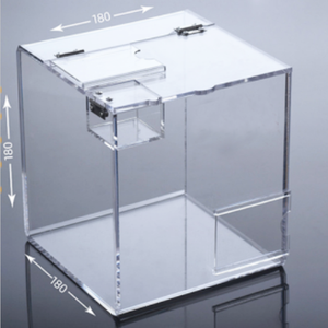 Boîtes à bonbons en acrylique personnalisées avec pelle, sans poussière, <span class=keywords><strong>pour</strong></span> supermarché, grande boîte à bonbons en acrylique transparente avec porte-étiquette de prix - Product Image 6