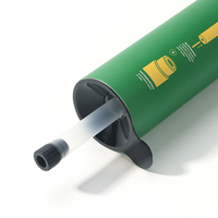 Emballage de sushi rond biodégradable avec tube à sauce soja intégré, emballage de rouleau de sushi de qualité alimentaire, tube à sushi push-up