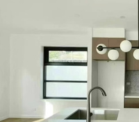 Fenêtre en aluminium à faible quantité minimale de commande coupure thermique isolation thermique fenêtre en verre Australie Standard AS2047 fenêtre d'auvent pour maison