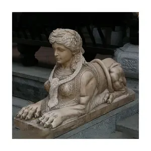 Vilead — statue en pierre décorative moderne, sculpture en marbre égyptien sculptée à la main, produit de jardin, à vendre