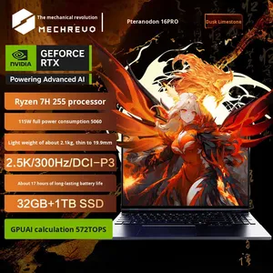 โน้ตบุ๊กเกมมิ่งรุ่นใหม่ Mechanical Yilong 16 Pro พร้อมโปรเซสเซอร์ RTX5060 การ์ดจอกราฟิก จอแสดงผล 2.5K 300Hz โปรเซสเซอร์ AMD - Product Image 4