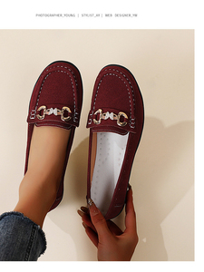 Mocasines Casuales de Mujer para Verano/Otoño, con Tacón Plano, Cierre de Cordones y Deslizamiento Fácil, Plantilla de PU y Suela de Goma, Ideales para el Día de la Madre - Product Image 6