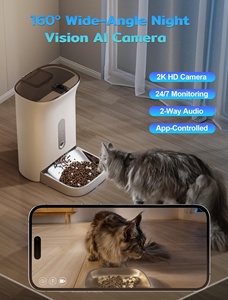4.5L Automatic <b>Cat</b> Dog Food Dispenser App Remote Timing Quantitative Smart Pet <b>Feeder</b> - Product Image 3
