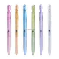 Stylo gel personnalisé pas cher avec logo, encre à séchage rapide 0,5 mm, stylo gel en plastique pour écrire, examen scolaire