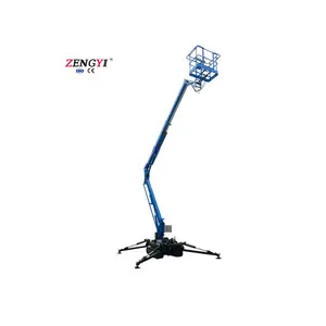 Hot Koop Professionele Zelfrijdende Getrokken Spider Crawler Boom Lift Leveranciers Uit China