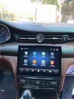 Vidéo de voiture 10.26 "Ecran électronique GPS Navigation Auto Multimédia Radio Lecteur DVD de voiture pour Maserati Quattroporte13-16 17-20