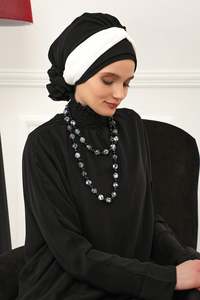 MOTIVE FORCE Vente en gros <span class=keywords><strong>de</strong></span> bonnets <span class=keywords><strong>de</strong></span> créateurs à la mode Turban brodé personnalisé arabe musulman Khimar Hijab instantané du Moyen-Orient - Product Image 2