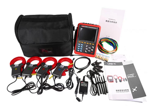 Testeur de qualité de l'énergie électrique triphasé portable UT285C, haute précision 0,2 %, 50 Hz, affichage numérique, harmoniques, avec courant de 1000 A - Product Image 6