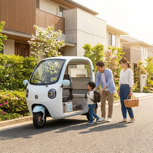 Mini Triciclo Eléctrico 2026 de Diseño Abierto, 60V, Gran Capacidad de Carga, Ideal para Desplazamientos Familiares, Mercados de <span class=keywords><strong>Agricultores</strong></span> y Construcción - Product Image 6