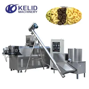 Corn Puff Snack Production Line Extruder Corn Chips Food Making Machine