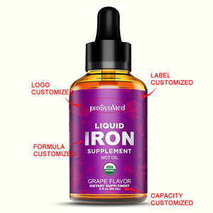 महिलाओं के लिए आयरन सप्लीमेंट ब्लड बिल्डर लिक्विड आयरन Mct तेल प्राकृतिक तेजी से अवशोषण प्रतिरक्षा समर्थन के साथ वयस्कों को ड्रॉप करता है - Product Image 6