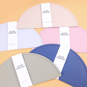 Manteles individuales de silicona antideslizantes para mesa con bordes elevados para niños pequeños, vajilla para niños, tiempo de alimentación - Product Image 3