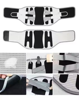 Ceinture de soutien lombaire élastique de qualité médicale avec coussinets de soutien de la colonne vertébrale pour hernie discale, sciatique, soutien orthopédique du dos