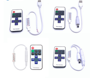 Hot DC5-24V 11-phím Mini RF không dây LED từ xa <span class=keywords><strong>PWM</strong></span> ánh sáng <span class=keywords><strong>Dimmer</strong></span> DC12V 5050 2835 màu duy nhất COB dải đèn - Product Image 3