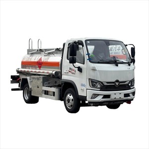 Mini-citerne mobile FOTON 4x2 3000L en alliage d'aluminium avec distributeur pour le ravitaillement en carburant diesel - Product Image 1
