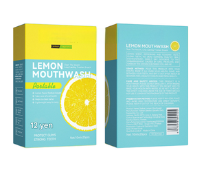 Bain <span class=keywords><strong>de</strong></span> bouche liquide sans <span class=keywords><strong>alcool</strong></span> Wellon, format voyage portable, 10 ml * 20 pièces, saveurs menthe, citron, pêche, à <span class=keywords><strong>base</strong></span> <span class=keywords><strong>de</strong></span> fruits, rafraîchissant - Product Image 6