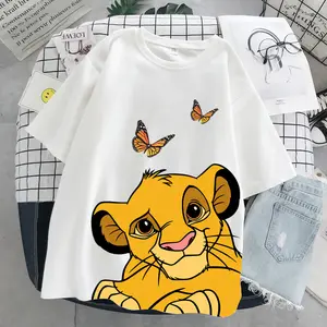 One Piece Boys Girls Adults Quick Dry Short-sleeve T-shirt Summer Clothing Cute Cartoon Animals Printing And Dyeing Breathable