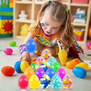 Anti-Stress Sticky <b>Balls</b> Fidget <b>Squeeze</b> Squishy Sensory <b>Balls</b> Rainbow Rubber Stress Relief Toy for Kids & Adults - Product Image 2