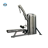 Máquina Dual de Fitness para Interiores: Lat Pulldown y Remo Bajo, con Pila de Pesas, para Gimnasio Comercial, Fortalecimiento de Espalda y Brazos, Ajustable y Duradera