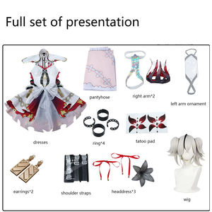 Venta al por mayor 2D Sexy Lady Anime juego Cosplay traje Halloween <span class=keywords><strong>carnaval</strong></span> fiesta vestido conjunto para niñas - Product Image 6