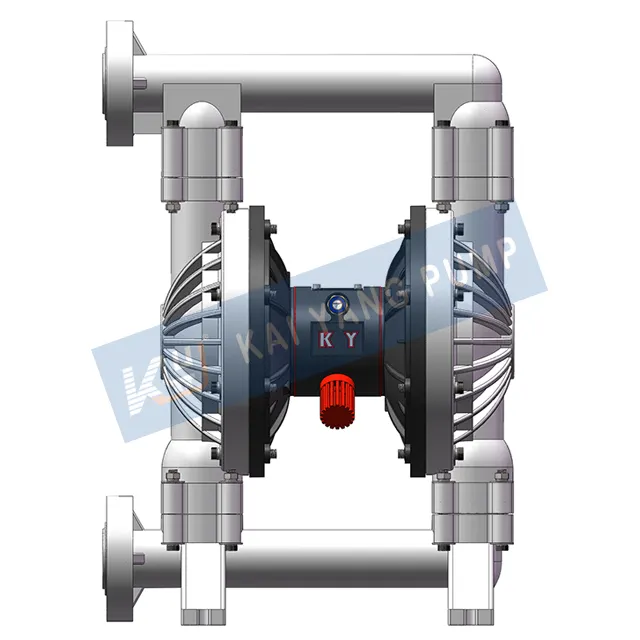 Kyqb50ls Pp Industriële Vloeistof Afvalpompen/Luchtbediende Dubbele Membraan Pneumatische Trommelpomp