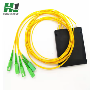 Scatola di Distribuzione in Fibra Ottica HJ ABS con Splitter PLC e Connettore SC APC, Monomodale ad Alta Uniformità per Uso Esterno FTTH FTTx <span class=keywords><strong>ODN</strong></span> - Product Image 1