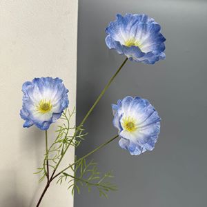 Flores de Amapola Artificiales Jinxi, Realistas, de Seda, para Decoración de Bodas y Hogar - Product Image 3